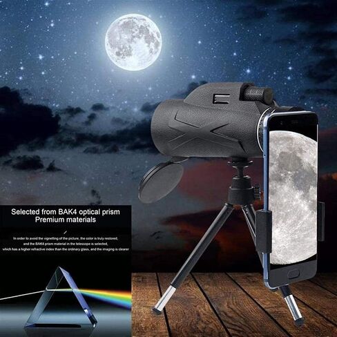 Monocular for Mobile Phone Professional Handheld Ultra-Clear Outdoor Monocular for Hunting Hiking,40x60 Monocular Telescope in Saudi Arabia