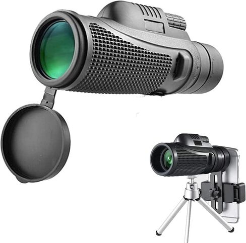 Telescope for Adults,HD BAK4 Prism Phone Telescopes High Power Wildlife Bird Watching Camping,Monocular Binoculars for Adults with in Saudi Arabia