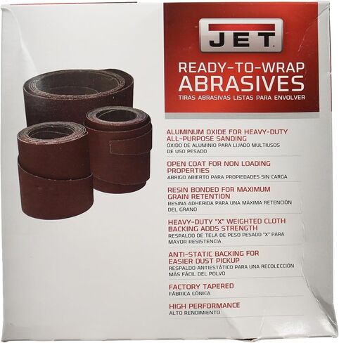 JET 25" Ready-to-Wrap Sandpaper, 220 Grit (60-25220) in Saudi Arabia