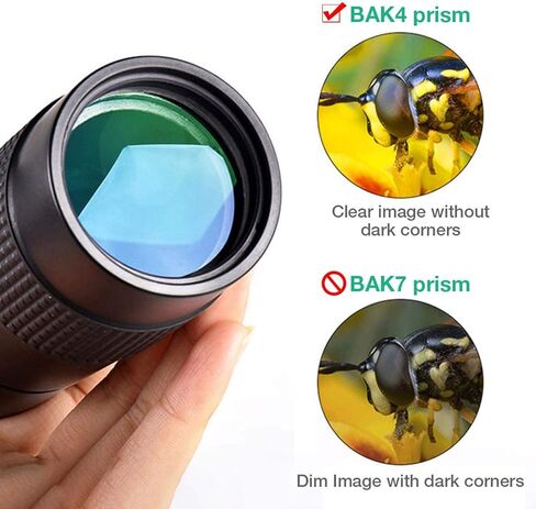 Telescope Zoomable Telescope with Smartphone Holder and Tripod,16x52 Monocular Upgraded HD High Power BAK4 Bird Watching Monocular Scope with Low for/Sightseeing in Saudi Arabia