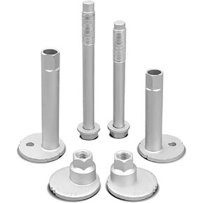 Front Alignment Camber Toe Adjustment Bolts Fit for Toyota Tundra 2000-2006, Sequoia 2001-2007, Lower Control Arm Cam Bolts Kit Replace 4840934030, 4840934020, 1 Set