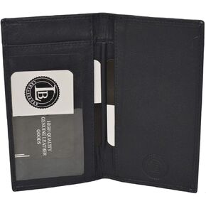 LeatherBoss Plain Checkbook Cover
