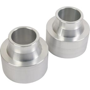 طقم التسوية الأمامية RockTrix - رفع 2.5 بوصة - متوافق مع 1999-2004 Jeep Grand Cherokee WJ - دعامة تعليق علوية من الألومنيوم الفضي in Kuwait