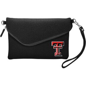 NCAA TCU Horned Frogs Pebble Fold Over Crossbody Purse