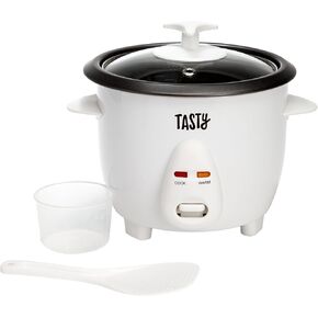 Tasty Mini Rice Cooker with Removable Nonstick Bowl and Auto Keep Warm Function, Great For Soups, Stews, Grains and Oats, 6 Cups Cooked (3 Cups Uncooked), 1.5-Quart, Aqua in Saudi Arabia
