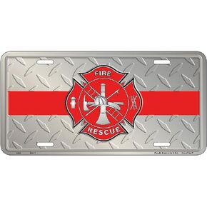 Fire Rescue License Plate