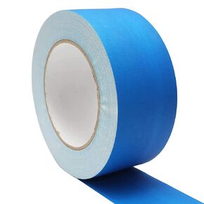 QILIMA Heavy Duty Gaffer Tape Black, 2" X 30 Yards, Gaffers Floor Tape Matte Finish, Non-Reflective, Easy to Rip, 10.7mil