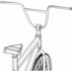 BMX Handlebar 22.2mm Bike Riser Handlebar, Length 680mm, Bicycle Handle Bars Aluminium Alloy Black