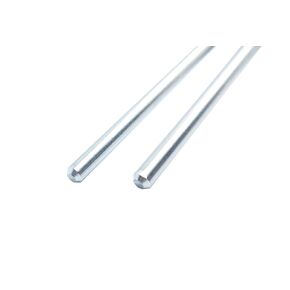 304 Stainless Steel Rods 5mm x 500mm Solid Round Rods for DIY Crafts - 10pcs