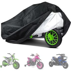 Kids Motorcycle Bike Cover - Waterproof Oxford Fabric Toddler Motorcycle Cover, Protection Universal Children's Electric Kids Motorcycle Cover - Universal Fit, Water Resistant (41 x 25 x 33 Inches)