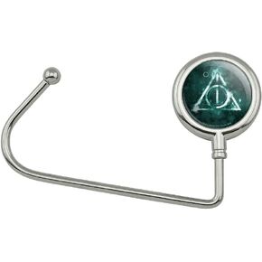 GRAPHICS & MORE Harry Potter Deathly Hallows Logo Purse Bag Hanger Holder Hook