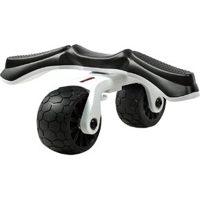 PRCTZ Ab Wheel with Rotating Handle, The Most Portable Abdominal Wheel, Non-slip Handle, Antiskid Wheels, Braking Pad and Knee Pad Included, 225 LB. Weight Capacity in Kuwait