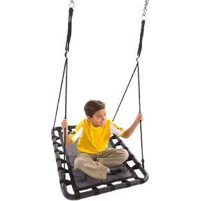 HearthSong 40-Inch Mega Mat Rectangular Platform Swing with Thick, Webbed Matting and Steel Frame, Holds Up to 250 lbs. in Kuwait
