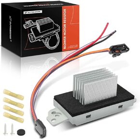A-Premium Heater HVAC Blower Motor Kit w/Harness Compatible with Buick, Cadillac, Chevy, GMC, Olds, Pontiac Vehicles - Escalade, Silverado, Suburban, Sierra, Tahoe, Yukon - Replace# 89018778, RU-631