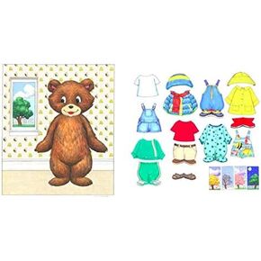 Dress Me Weather Bear Felt Flannel Board Story(Large precut Cover)