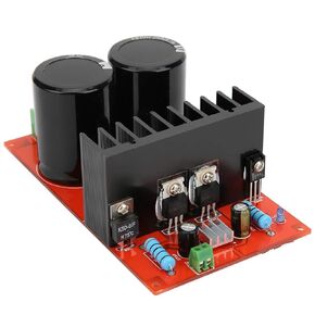 Demeras Household + 55V 350W Mono Channel Audio Power Amplifier Board IRS2092 DC Amplifier Module Board for DIY Sound Machine Equipment Home Theater Stereo Amplify