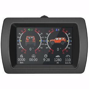MR CARTOOL M85 Car Inclinometer GPS Speedometer Roll Angle & Pitch Angle with Compass Display for All Off-Road Vehicles