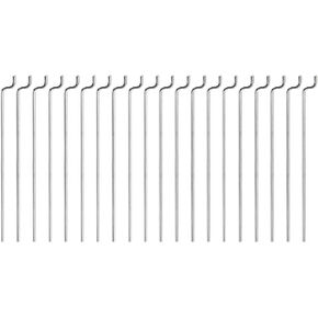 uxcell 1mm x 400mm (15.7 Inch) Steel Z Pull/Push Rods Parts for RC Airplane Plane Boat Replacement (Pack of 20)