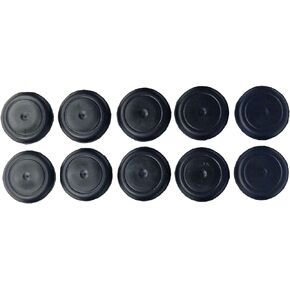(Pack of 8) 1" Hole ID Caplugs - RUBBER Drain Plugs.| Body Floor RUBBER Drain Plugs fit Jeep CJ5 CJ7 CJ8 Scrambler Wrangler YJ Cherokee XJ
