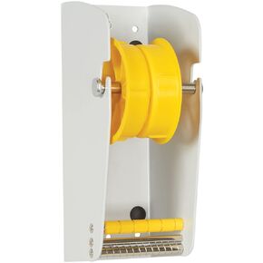 BOX USA BLDM300 Wall Mount Label Dispenser, 3", White