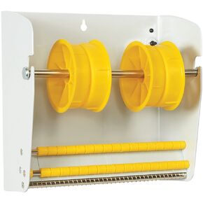 Ship Now Supply SNLDM850 Tape Logic Wall Mount Label Dispenser, 8 1/2", White