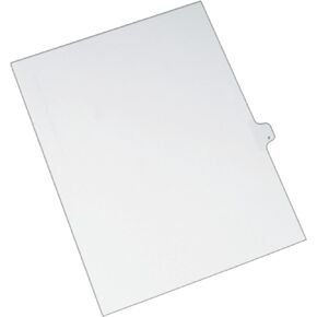 Avery Individual Legal Exhibit Dividers, Allstate Style, P, Side Tab, 8.5 x 11 Inches, 25 Pack (82178)
