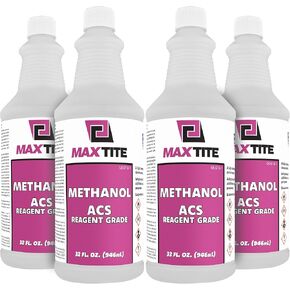 Methanol - 32 fl oz - Premium Quality ACS Reagent Grade for Laboratory or Industrial Use - Made in USA in Kuwait