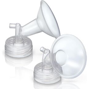 16MM Breast Shields, Spare & Replacement Breast Shields for The Cimilre Breast Pump, Comfortable Breast Pump Parts for Nursing Moms, 16MM Shields (Set of 2)