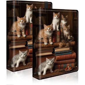Photo Album 4x6 120 Pockets Photos with Strong Elastic Band, Small Mini Capacity Leather Photo Albums Slot for Family Wedding Boys Girls Anniversary Album 5x6.4 inch，Art Horse