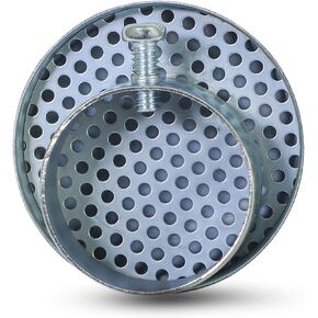 Midline Valve S1504 Oil Tank Vent Cap with Screen 1-1/4 in. Zinc Plated Galvanized Steel, 1-1/4"