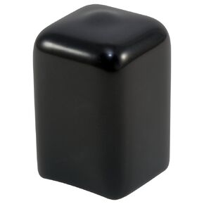 Caplugs VSC-750-16 VSC Series – Vinyl Square Cap, 200 Pack, Black Plastic Caps, 0.750" W x 1.000" H Protective Closures, Finishing, Square Tubing, Durable, Flexible, Temp Resistant, Easy Removal