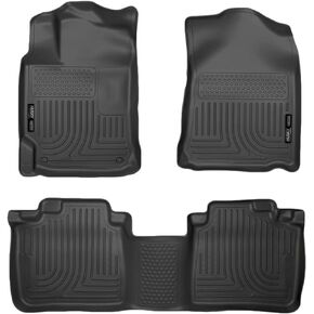 Husky Liners - Weatherbeater Floor Mats | Fits 2010 - 2015 Lexus RX350/RX450H | Front & 2nd Row, 3 pcs. | Black - 99551