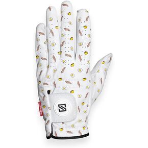SKIVE Golf Premium Golf Gloves - 100% AAA Cabretta Leather | Cool Designs | Serious Grip, Feel, Performance | Mens Golf Glove