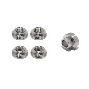 VOSANTU M10 304 Stainless Steel Anti-Theft Locking Nuts Security Hardware Kit for Mountain Bike Awning Car Accessories for Styling Light Bar Safety,(4 Lock+ 1 Key)