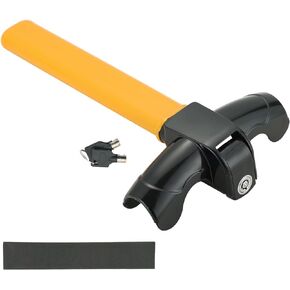 weyleity Universal Car Steering Wheel Lock | Heavy Duty Rotary Auto Lock with Adjustable Length, Steering Wheel Lock Anti-Theft Device for Trucks, Vans, and SUVs