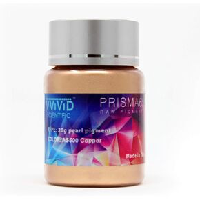 VViViD Prisma65 Raw Pigment Chrome Copper Metallic Pearl Powder 20 Grams Jar