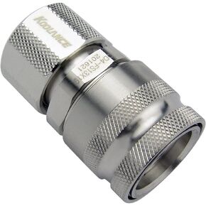 Koolance QD4-FS13X19 QD4 Female Quick Disconnect No-Spill Coupling, Compression for 13mm x 19mm (1/2in x 3/4in)