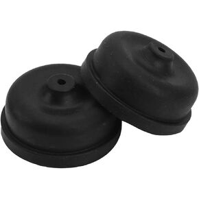 6Pcs Black Aquarium Diaphragm Air Pump Accessories Rubber Oxygen Pump Replacement Parts for Aquarium Fishing Oxygen Pump Aquarium Diaphragm Silicone Cup Parts Air Pump Accessories