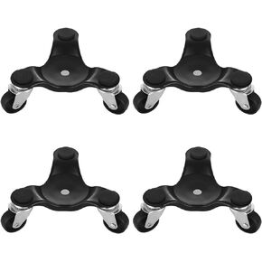 FactorDuty 4 Pack 3 Wheel Mover's Dolly Moving Furniture Dolly Furniture Mover