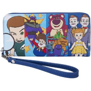 Loungefly Pixar Toy Story Movie Collab Baddies Zip Around Wristlet Wallet