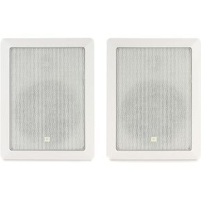JBL Professional Control 128W Premium In-Wall Loudspeaker, Sold as Pair, white