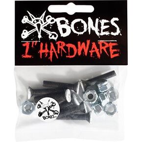 Hardware Phillips Tornillos x8 Negro / blanco 1-Inch