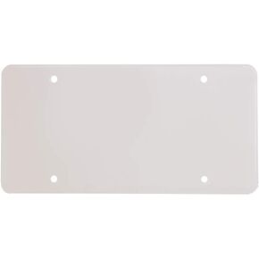 GG Grand General 60080 Clear Plastic License Plate Protector, Flat Style