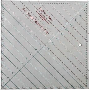 Quilt in a Day 9.5 inch triangle square up ruler