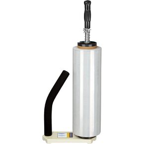 Greenaloo Industrial Strength Stretch Film Dispenser, Light Weight Pallet Wrapper Steel Spring Adjust Tension and Quickly Change 12 to 20 inch Shrink wrap roll use in Film Height Pallet wrap