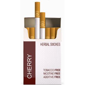 Honeyrose CHERRY Tobacco & Nicotine Free Herbal Sticks, Made in England
