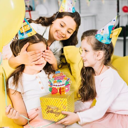 صندوق نقود عيد ميلاد سعيد من yaoligift لسحب الهدايا النقدية، صندوق هدايا مفاجأة للمال، صندوق هدايا انفجاري للأطفال البالغين، حامل أموال DIY للنقود مع بطاقة سحب وحقائب شفافة (لامع) in Saudi Arabia