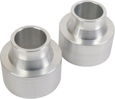 طقم التسوية الأمامية RockTrix - رفع 2.5 بوصة - متوافق مع 1999-2004 Jeep Grand Cherokee WJ - دعامة تعليق علوية من الألومنيوم الفضي in Kuwait