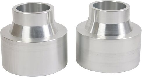 طقم التسوية الأمامية RockTrix - رفع 2.5 بوصة - متوافق مع 1999-2004 Jeep Grand Cherokee WJ - دعامة تعليق علوية من الألومنيوم الفضي in Kuwait