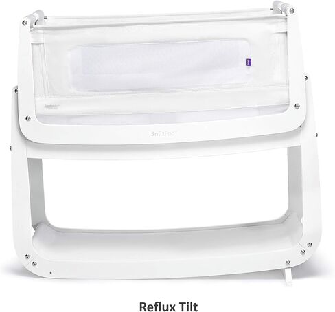 SnuzPod 5 Bedside Bassinet for Baby - Newborn bed with Zip Down Breathable Windows, Bedside Sleeper with Lift-Off Bassinet, Portable & Rocking Stand, 3-in-1 Baby Cradle with Wheels & Mattress, Natural in Saudi Arabia